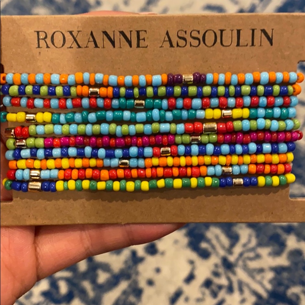 NWT Roxanne Assoulin Patchwork Brite bracelet (10)